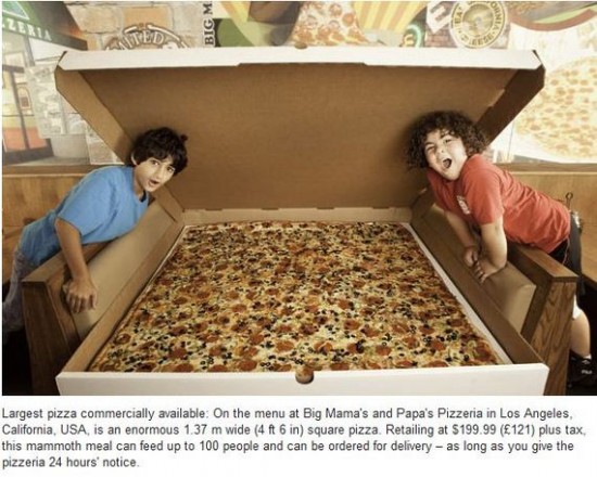 Largest Pizza Largest Pizza