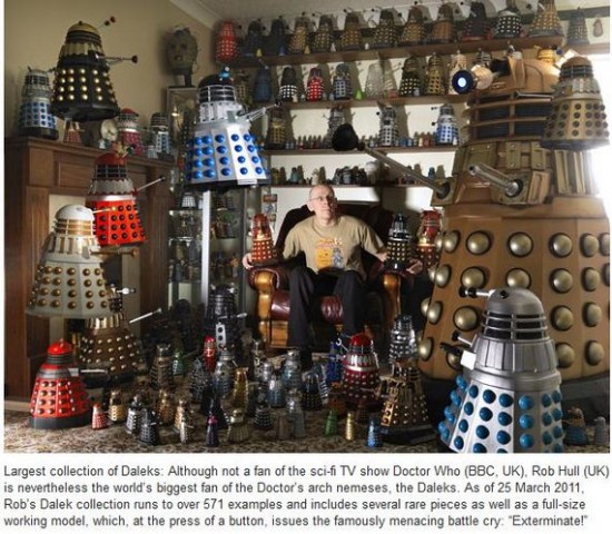 Largest collection of Daleks Largest collection of Daleks