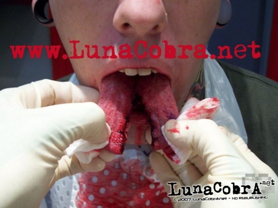 Tongue Splitting Tongue Splitting