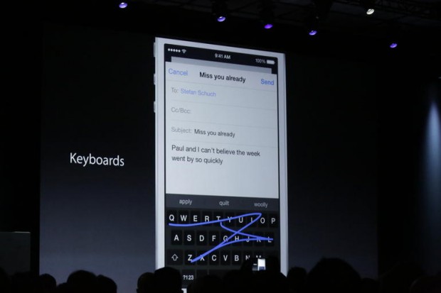 QuickType and third-party keyboards